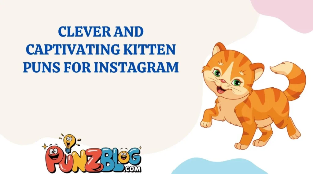 Clever and Captivating Kitten Puns for Instagram