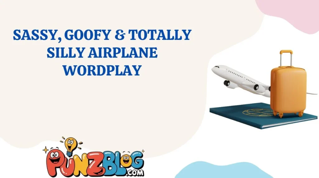 Sassy, Goofy & Totally Silly Airplane Wordplay