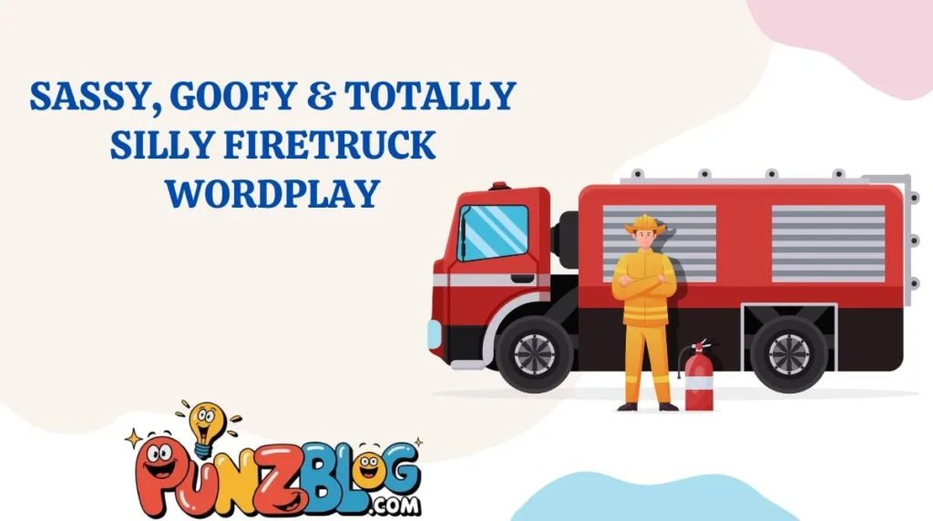 Sassy, Goofy & Totally Silly Firetruck Wordplay