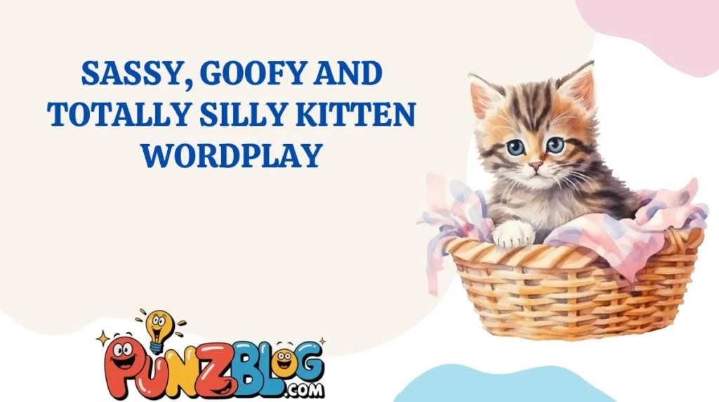 Sassy, Goofy and Totally Silly Kitten Wordplay
