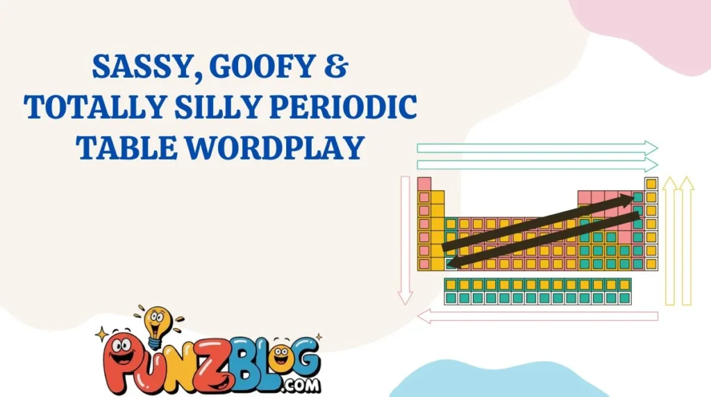 Sassy, Goofy & Totally Silly Periodic Table Wordplay