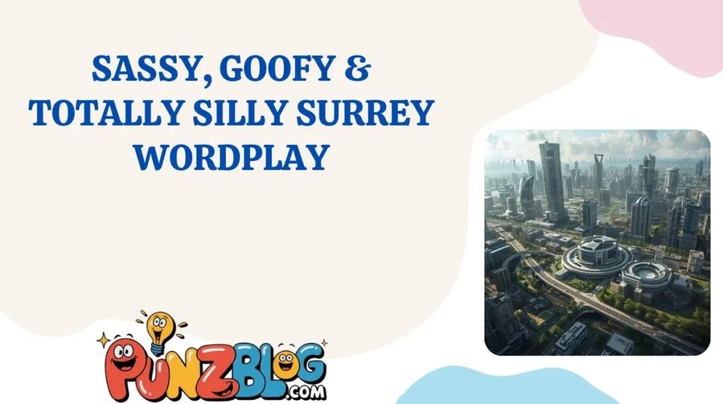 Sassy, Goofy & Totally Silly Surrey Wordplay