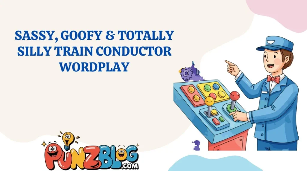 Sassy, Goofy & Totally Silly Train Conductor Wordplay