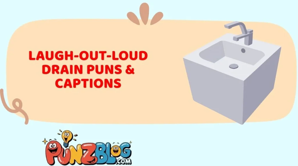 Laugh-Out-Loud Drain Puns & Captions
