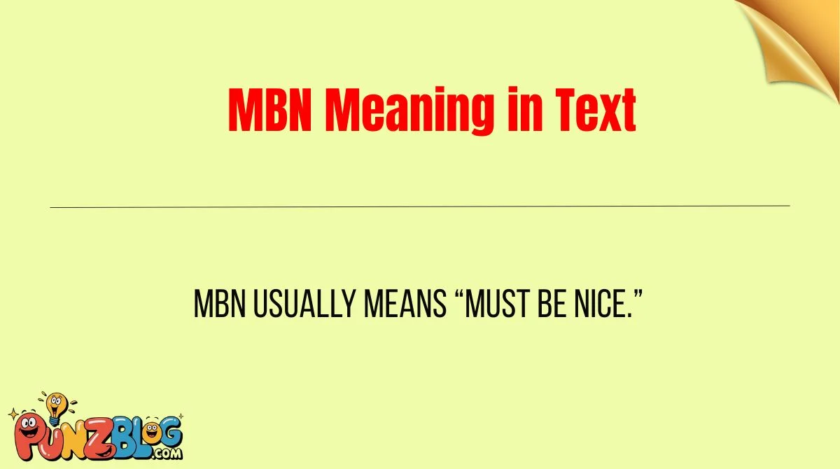 MBN Meaning in Text