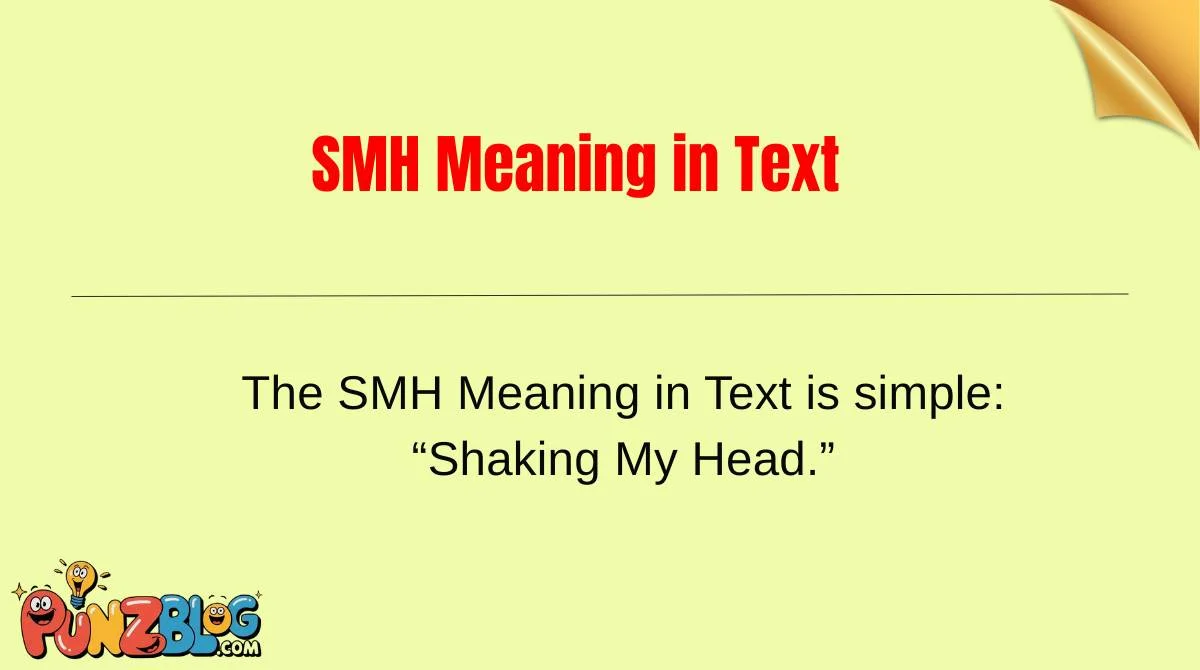SMH Meaning in Text