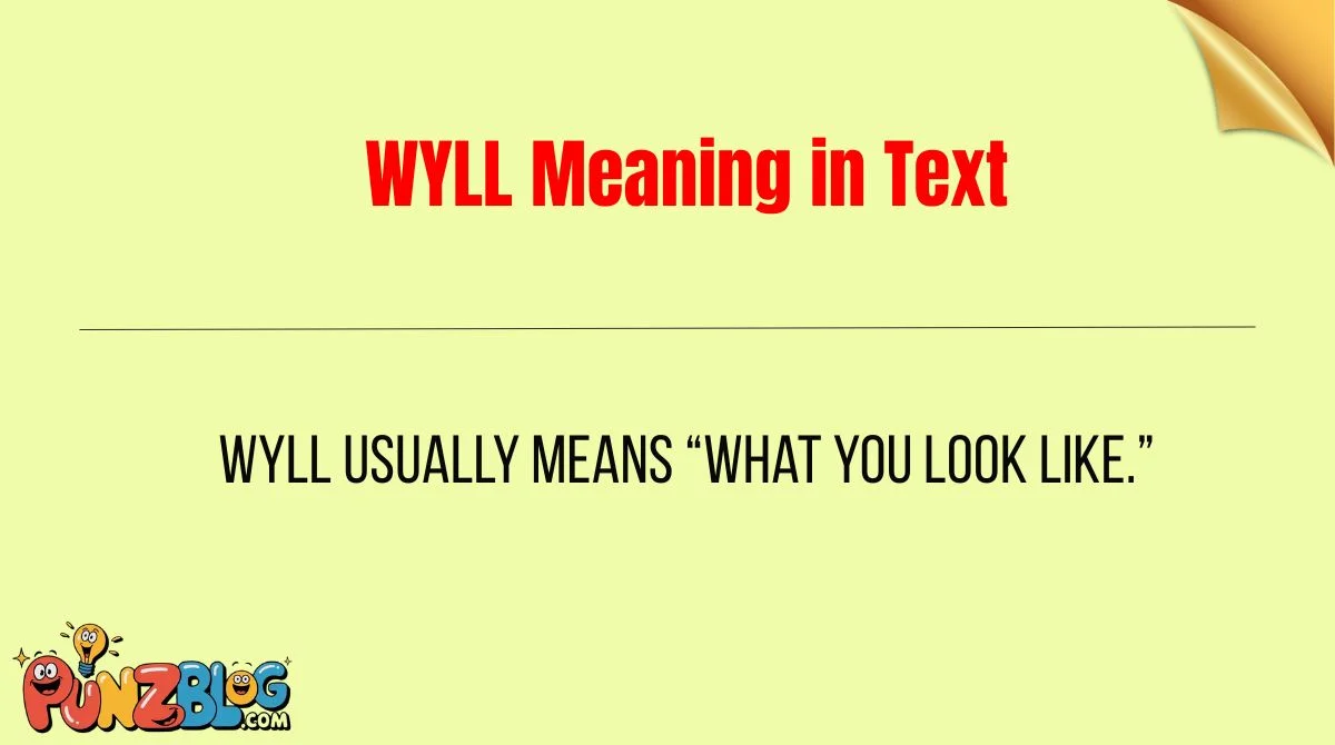 WYLL Meaning in Text