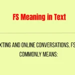 FS Meaning in Text
