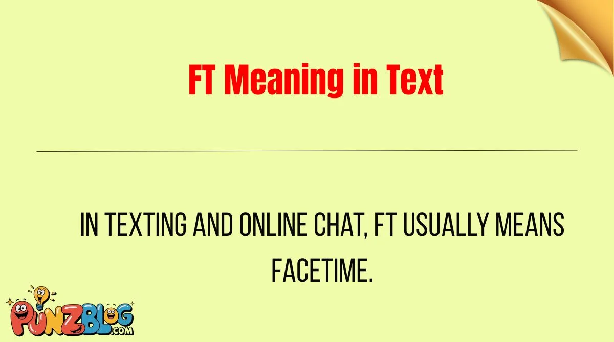 FT Meaning in Text