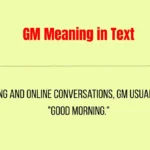 GM Meaning in Text