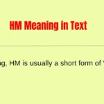 HM Meaning in Text