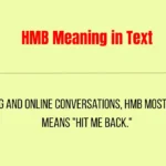 HMB Meaning in Text