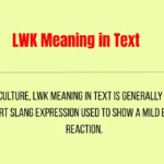 LWK Meaning in Text