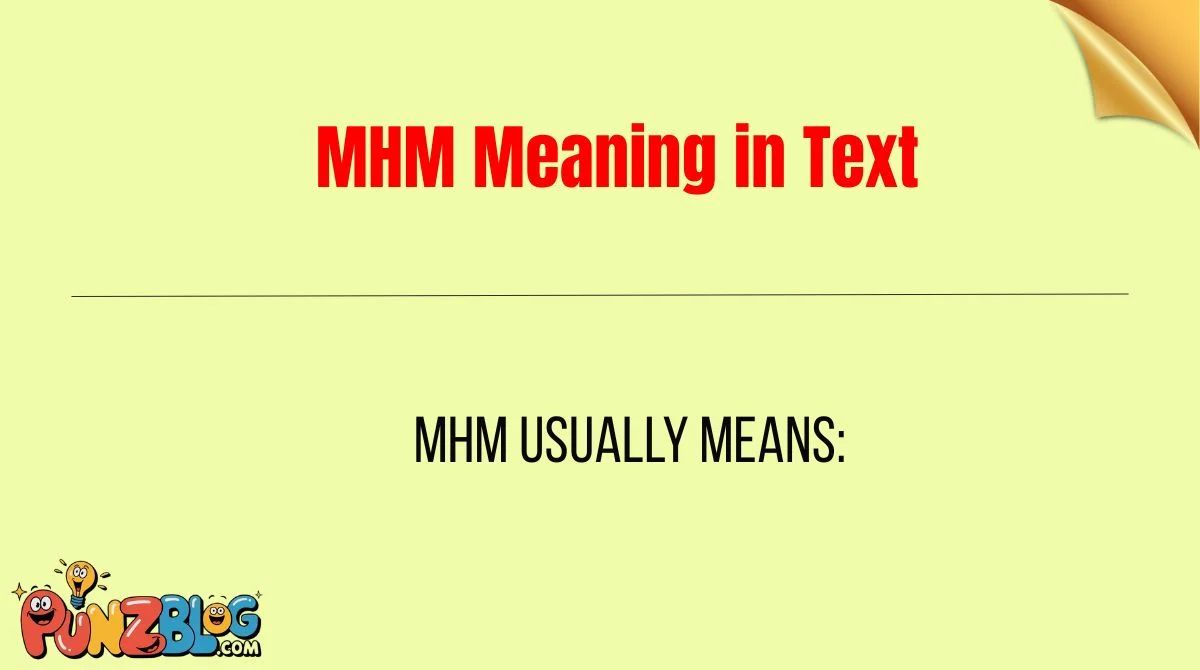 MHM Meaning in Text