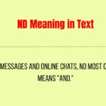 ND Meaning in Text