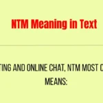 NTM Meaning in Text