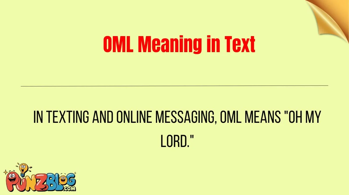 OML Meaning in Text