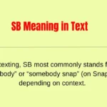 SB Meaning in Text