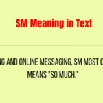 SM Meaning in Text