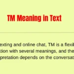 TM Meaning in Text