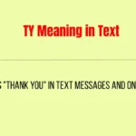 TY Meaning in Text
