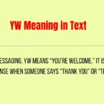 YW Meaning in Text